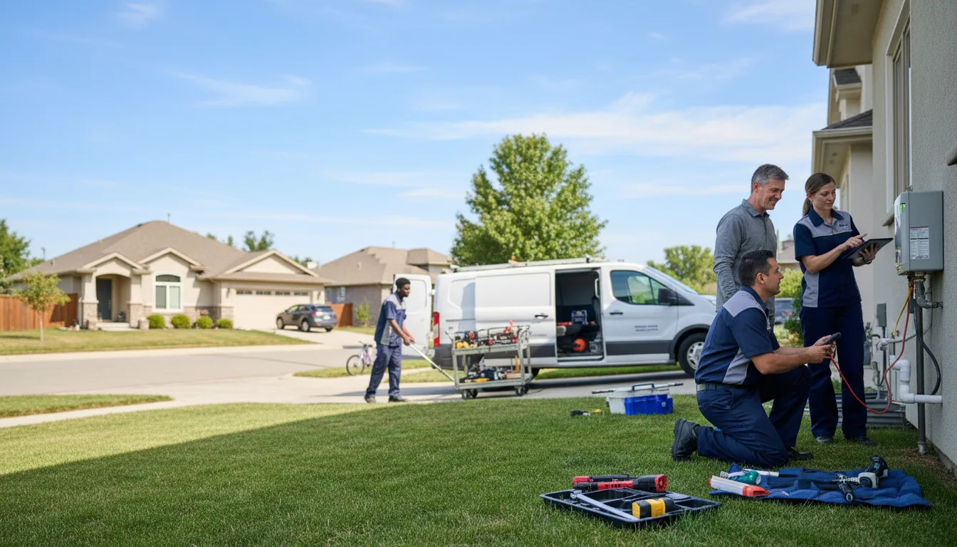 Tankless water heater service in Woodville, TX